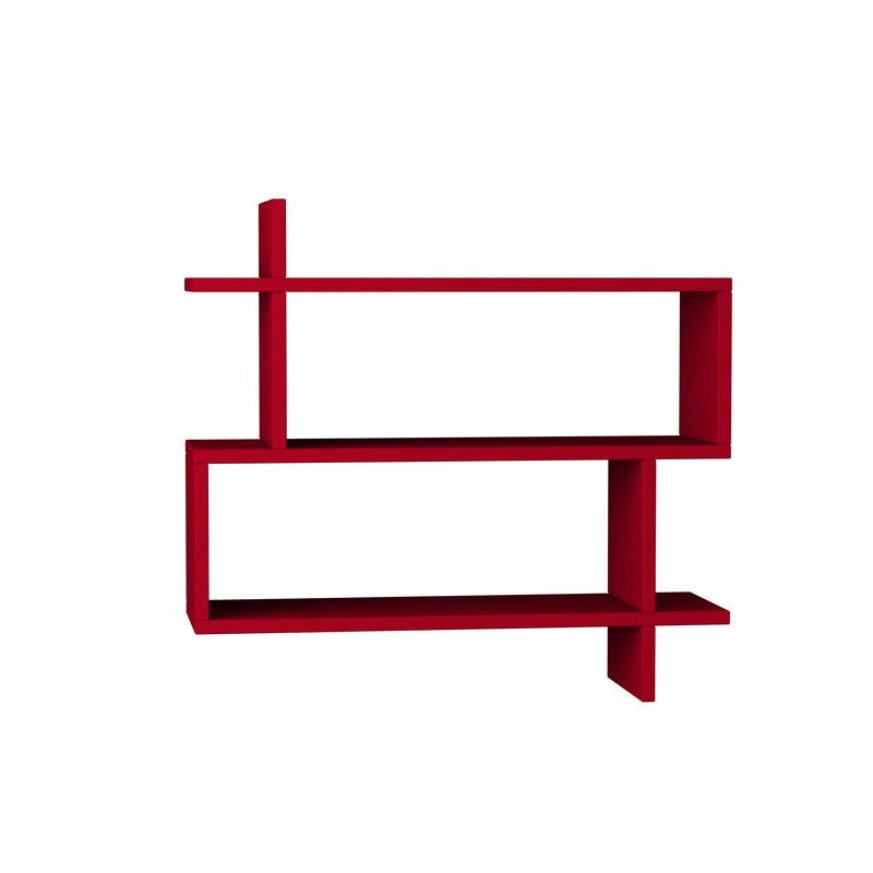Paralel Wall Mounted Modern Bookcase Display Unit Medium W 70 cm - Decortie