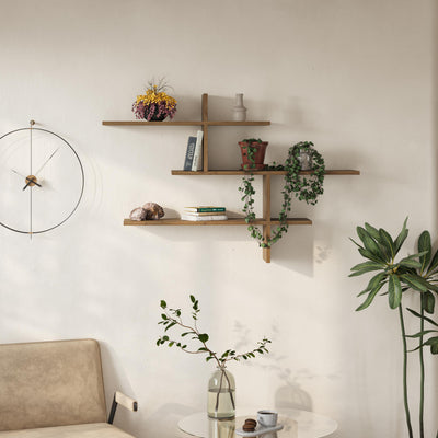Leo Modern Floating Shelf Tall 80.5cm in Hitit