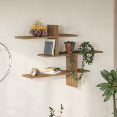 Leo Floating Shelf 80.5cm – styled in living room – Decortie