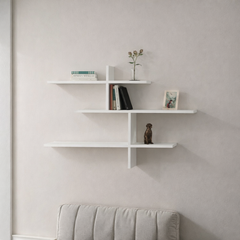 Leo Floating Shelf 80.5cm – styled in living room – Decortie