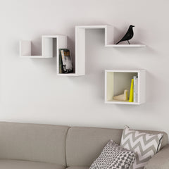 Follow Modern Floating Shelf 45cm – White