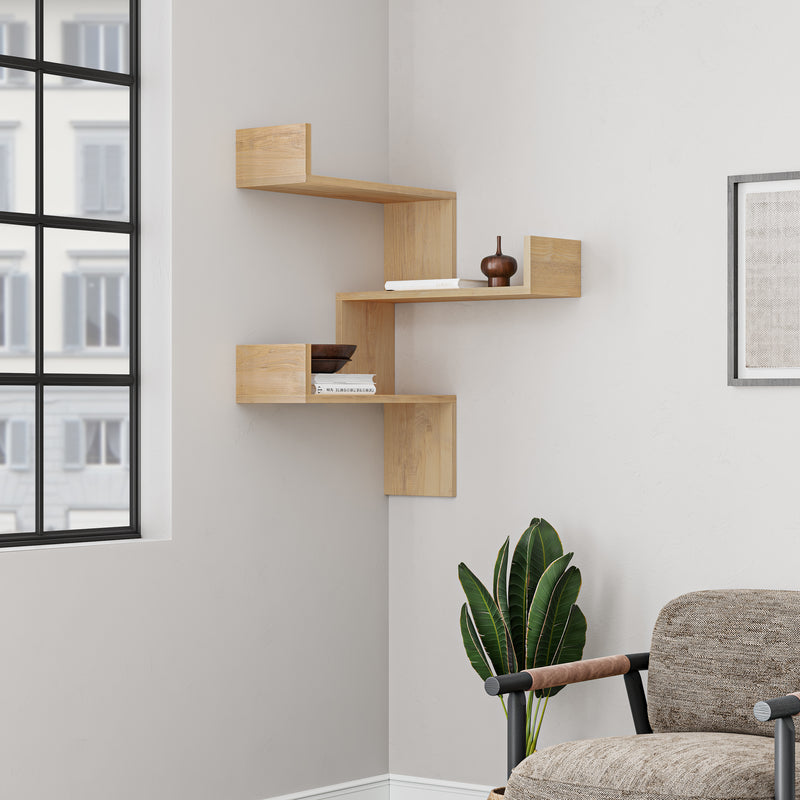 Luksa Corner Bookcase 60cm – Decortie
