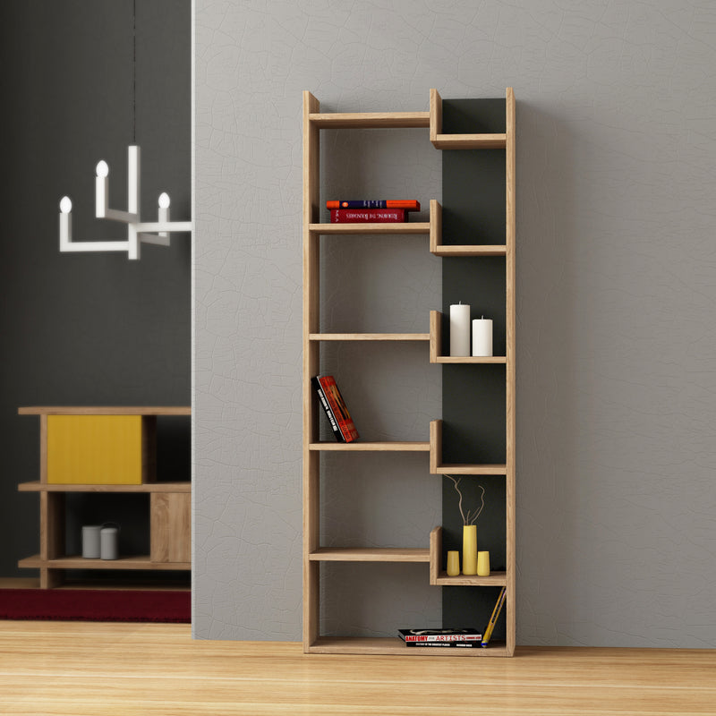 Oppa Modern Bookcase Display Unit Tall 162.4cm - Decortie