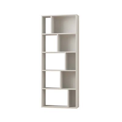 Onda Modern Bookcase Display Unit Tall 166cm - Decortie
