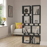 Rail Modern Bookcase Display Unit No.1 Tall 166.5cm in Anthracite