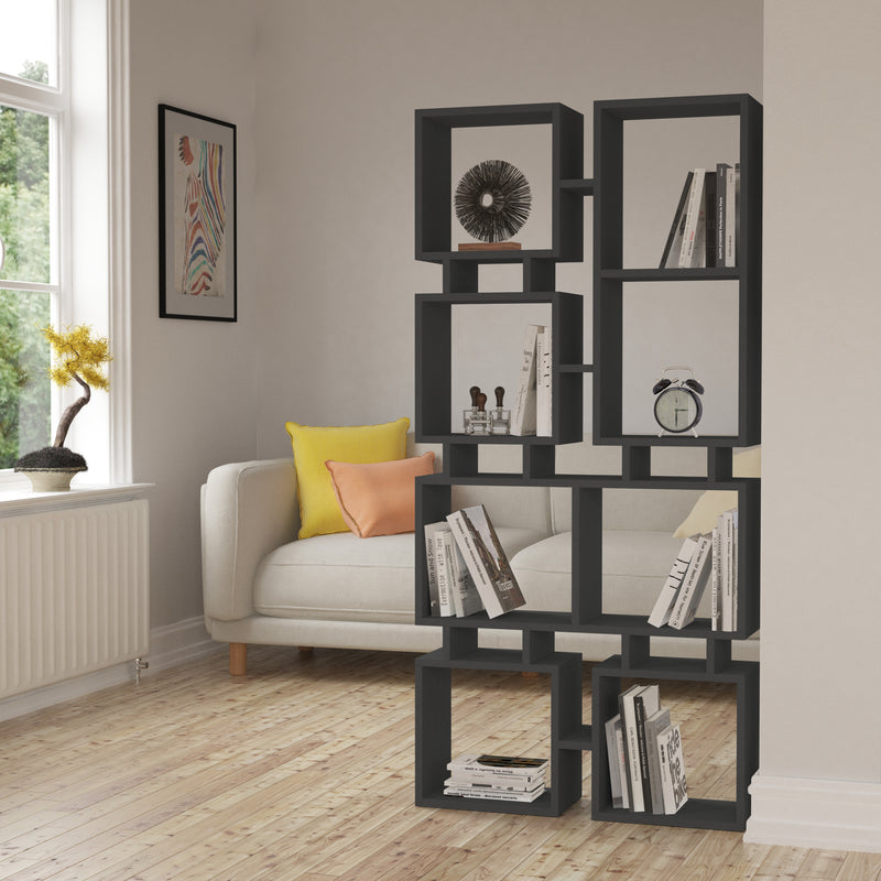 Rail Modern Bookcase Display Unit No.1 Tall 166.5cm - Decortie