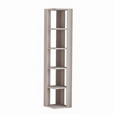 Nati Corner Bookcase 161cm – white background – Decortie
