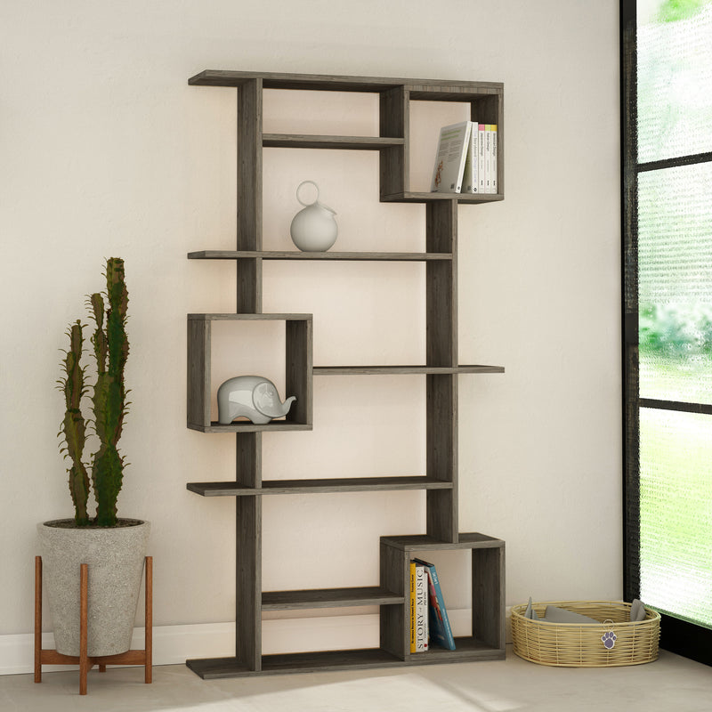 Soto Modern Bookcase Display Unit Tall 173cm - Decortie