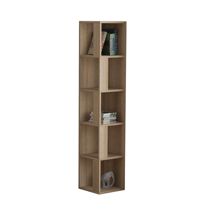 Piano Modern Corner Bookcase Display Unit Tall 158.9cm - Decortie