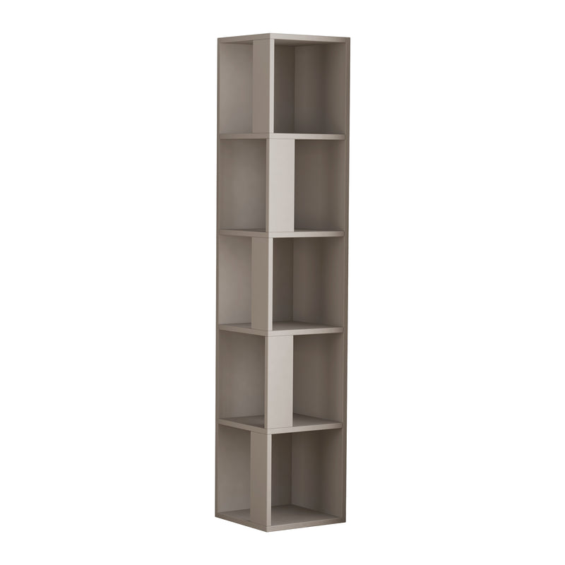Piano Modern Corner Bookcase Display Unit Tall 158.9cm - Decortie