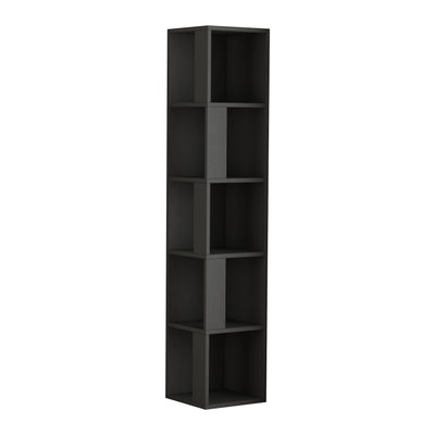 Piano Modern Corner Bookcase Display Unit Tall 158.9cm - Decortie