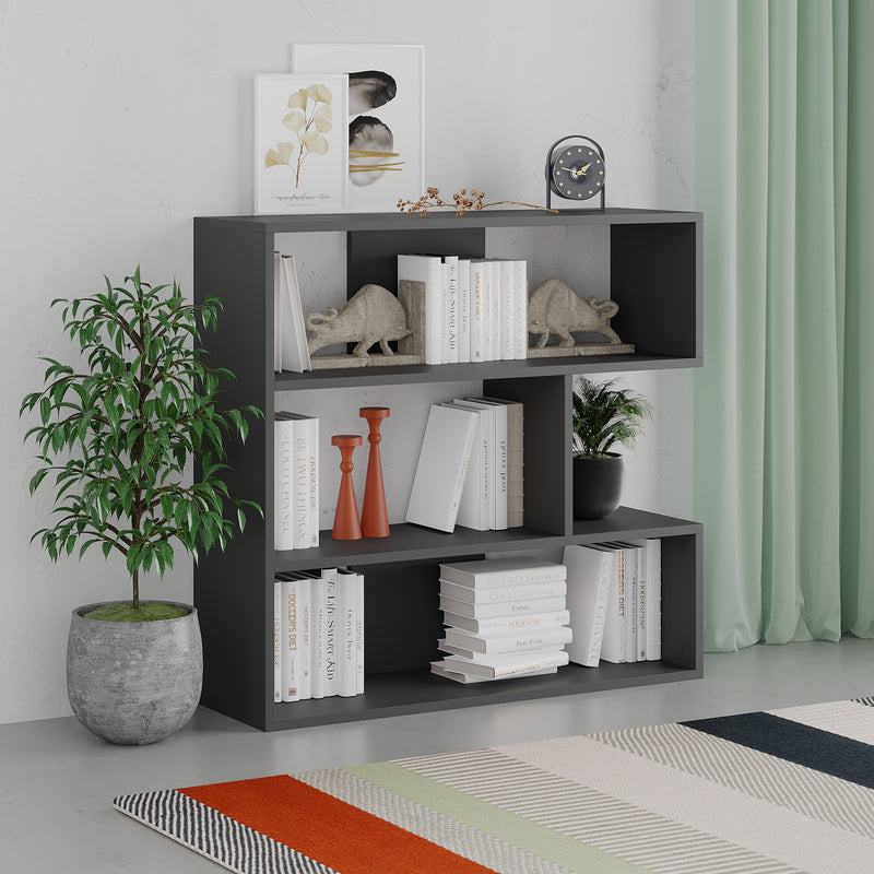 Molly Modern Bookcase Display Unit No.1 Short 89cm - Decortie