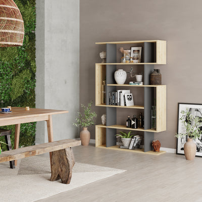 Mito Modern Bookcase Display Tall 161cm - Decortie