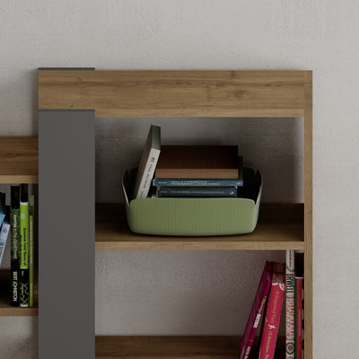 Lift Modern Bookcase Display Unit Tall 150.5cm - Decortie