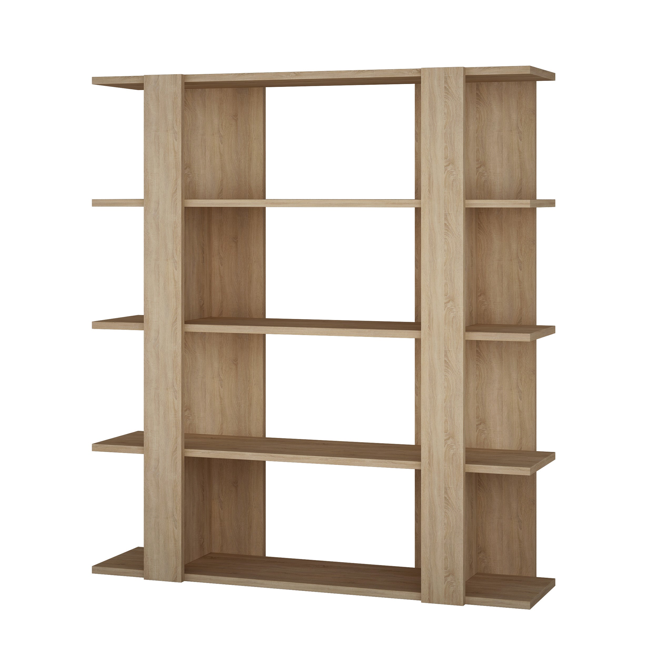 Tita Modern Bookcase Display Unit Medium 122cm - Decortie