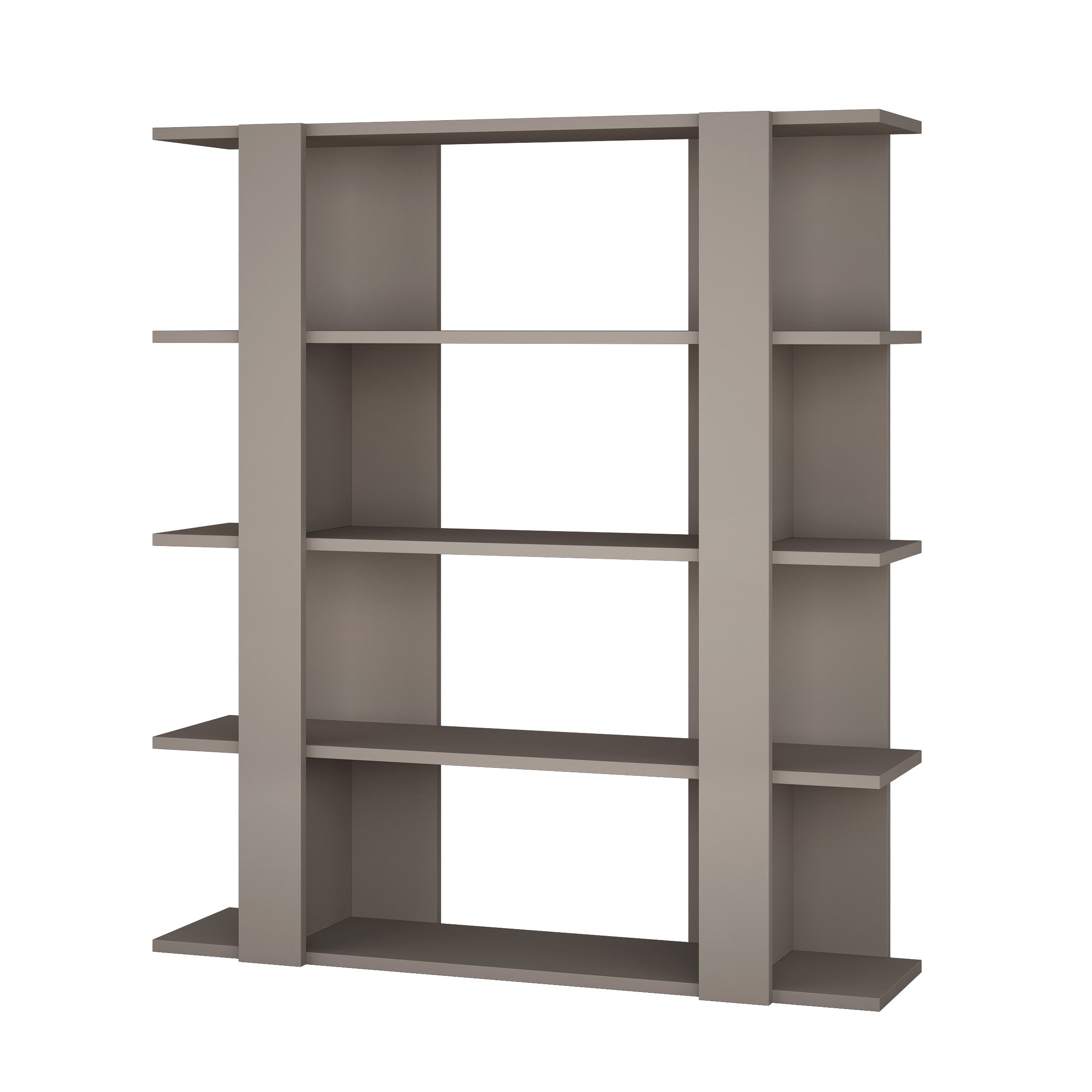 Tita Modern Bookcase Display Unit Medium 122cm - Decortie