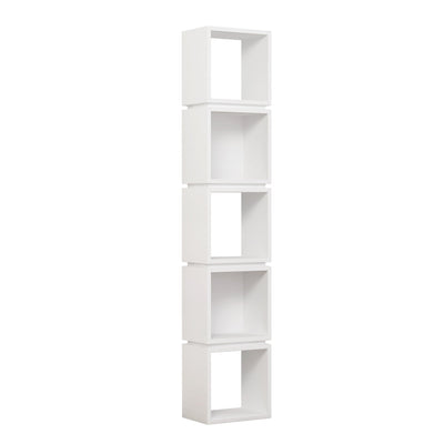 Multi Modern Bookcase Display Unit Tall 167cm - Decortie