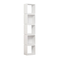 Multi Modern Bookcase Display Unit Tall 167cm - Decortie