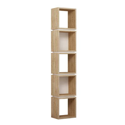 Multi Modern Bookcase Display Unit Tall 167cm - Decortie