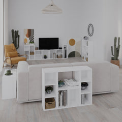 Combayn Big Low Standing Bookcase – modular storage unit for living room or home office – Decortie