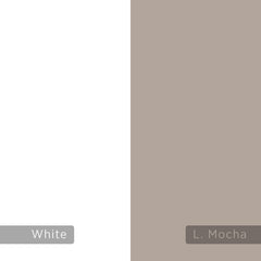 Labirent Modern Desk With Bookshelf Legs Width 137cm – Light Mocha,White
