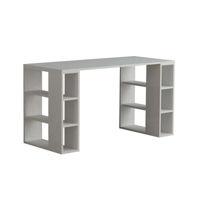 Colmar Modern Desk With Bookshelf Legs Width 140cm - Decortie