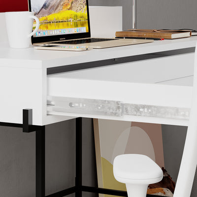Leila Modern Desk Multipurpose Study Modern Desk Width 110cm - Decortie