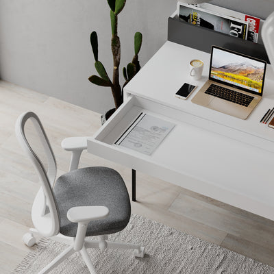Leila Modern Desk Multipurpose Study Modern Desk Width 110cm - Decortie