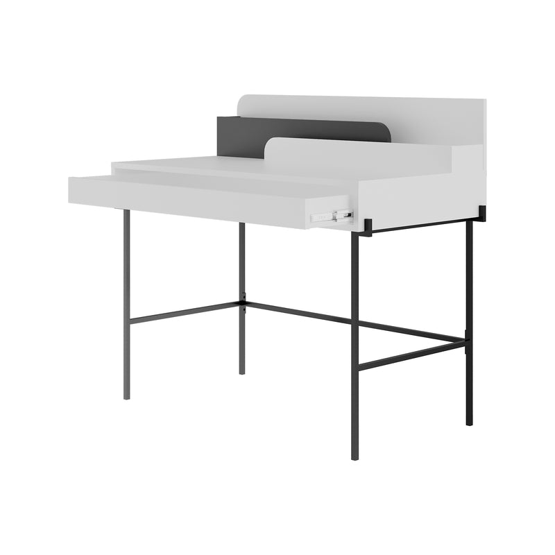 Leila Modern Desk Multipurpose Study Modern Desk Width 110cm - Decortie