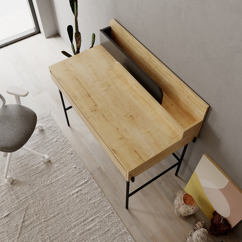 Leila Modern Desk Multipurpose Study Modern Desk Width 110cm - Decortie