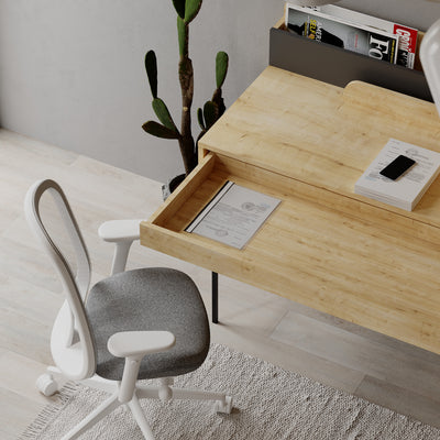 Leila Modern Desk Multipurpose Study Modern Desk Width 110cm - Decortie