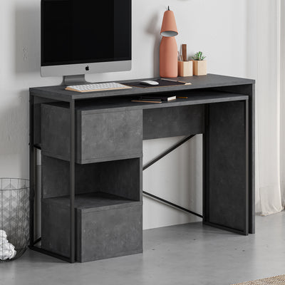 Badau Multi Purpose Working Table – Modern 2-in-1 Desk with Storage for Home Office or Study - view 15