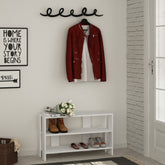 Tono Modern Shoe Rack With Hanger - Decortie