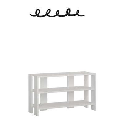 Tono Modern Shoe Rack With Hanger - Decortie