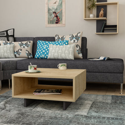 Hola Modern Coffee Table Multipurpose H 32cm in Oak,Anthracite
