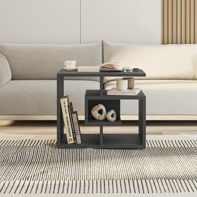 Labirent Modern Coffee Table Multipurpose H 45cm in Anthracite