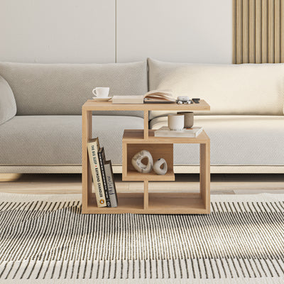 Labirent Modern Coffee Table Multipurpose H 45cm in Oak