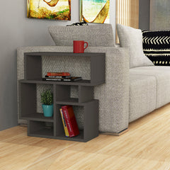 Karma Modern Side End Table Multipurpose With Creativeness H 60.5cm – Anthracite