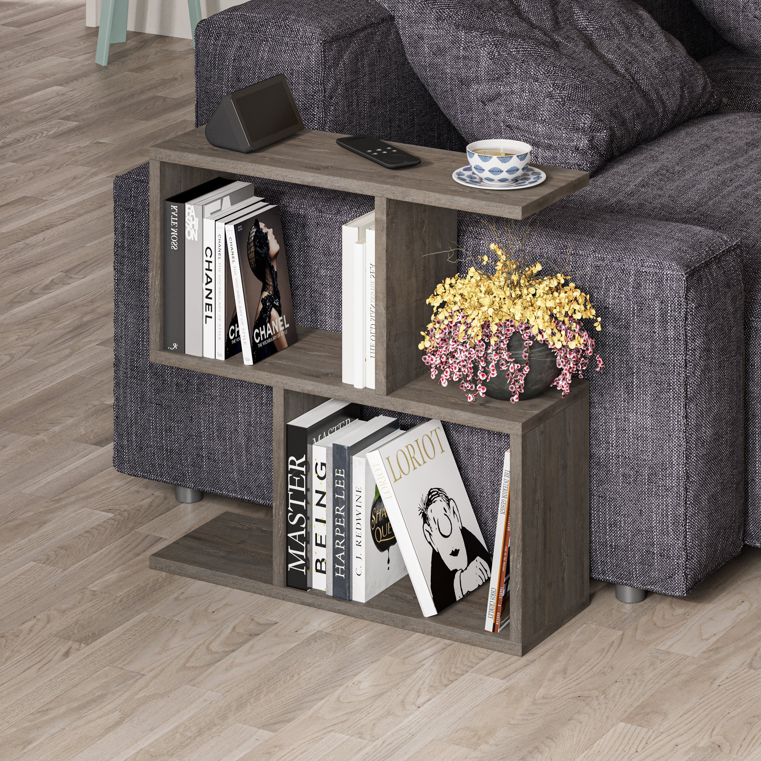 Homemania Modern Side End Coffee Table Multipurpose H 60cm 5 Tier - Decortie