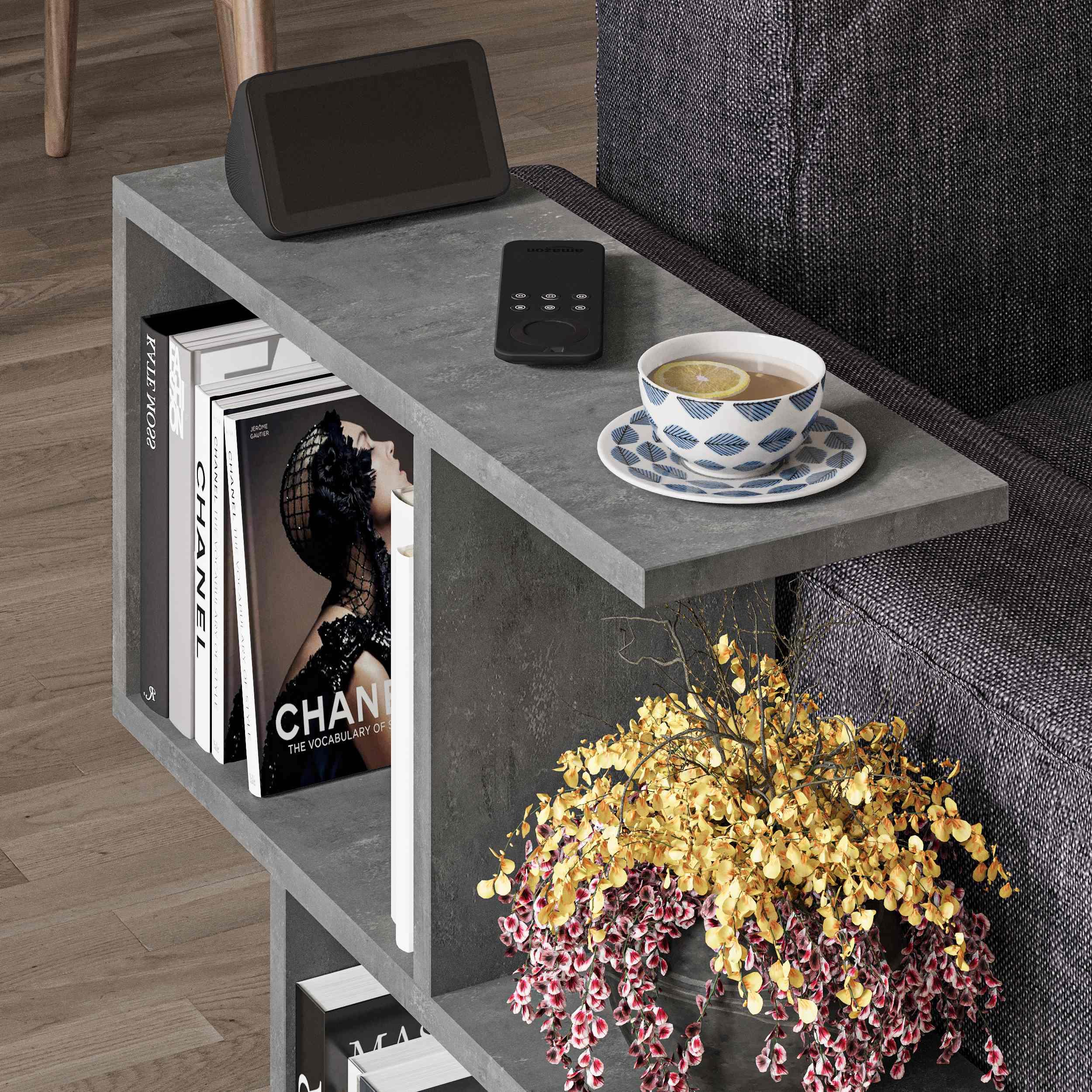 Homemania Modern Side End Coffee Table Multipurpose H 60cm 5 Tier - Decortie