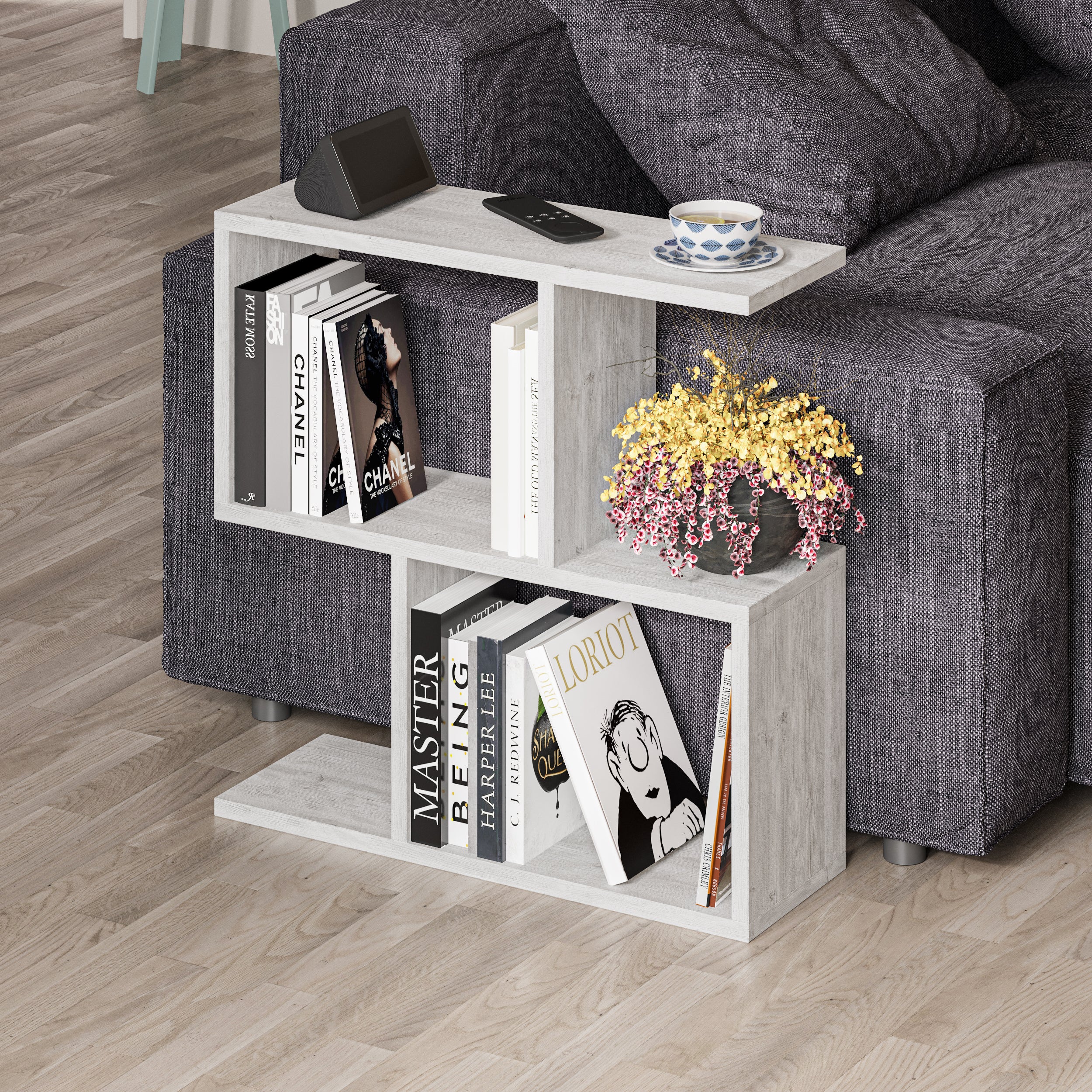 Homemania Modern Side End Coffee Table Multipurpose H 60cm 5 Tier - Decortie