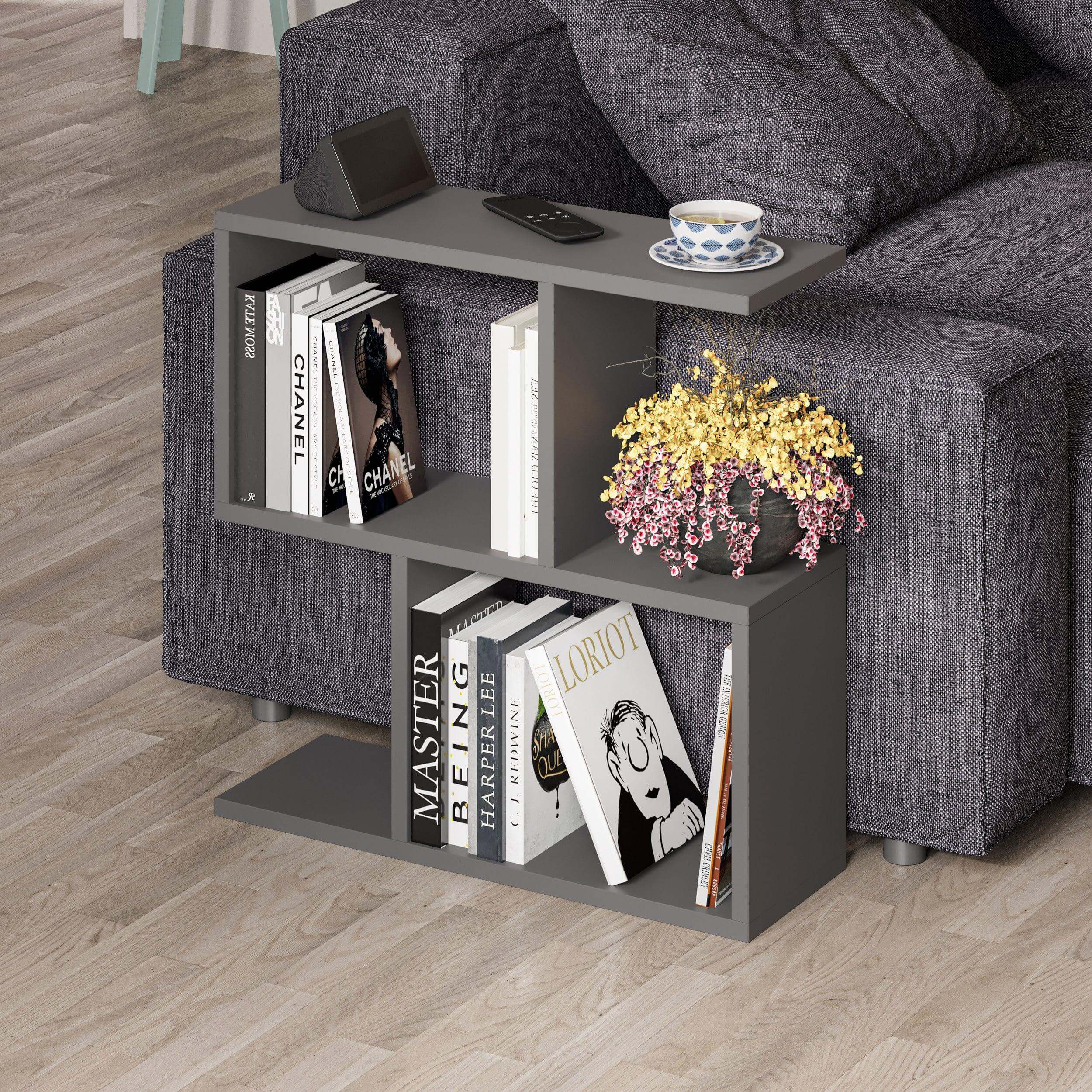Homemania Modern Side End Coffee Table Multipurpose H 60cm 5 Tier - Decortie