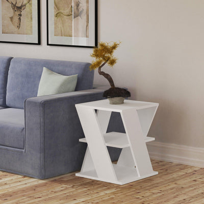 Cyclo Modern Coffee Table Multipurpose H 55cm in White