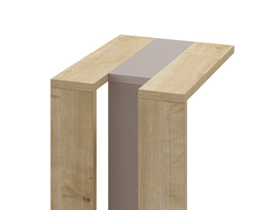 Muju Modern C Shape Table Multipurpose H 57cm – Sapphire Oak,Light Mocha,Sapphire Oak