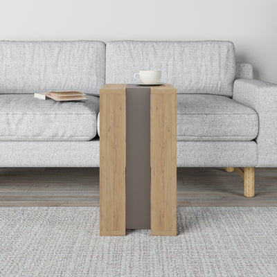 Muju Modern C Shape Table Multipurpose H 57cm – Sapphire Oak,Light Mocha,Sapphire Oak