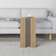 Muju Modern C Shape Table Multipurpose H 57cm – Sapphire Oak,Light Mocha,Sapphire Oak