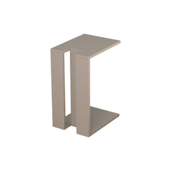 Muju Modern C Shape Table Multipurpose H 57cm – Light Mocha