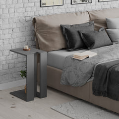 Muju Modern C Shape Table Multipurpose H 57cm – Anthracite