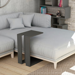 Muju Modern C Shape Table Multipurpose H 57cm – Anthracite
