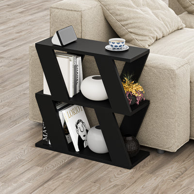 Lazena Coffee Table – Compact Modern Side Table in Black Bute